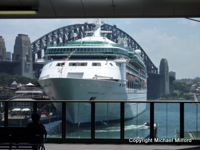 Cruise ship in harbour