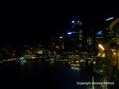 Circular Quay at night