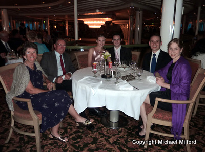 Our dinner group