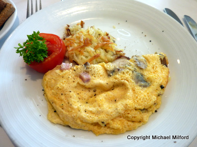 Omlette breakfast