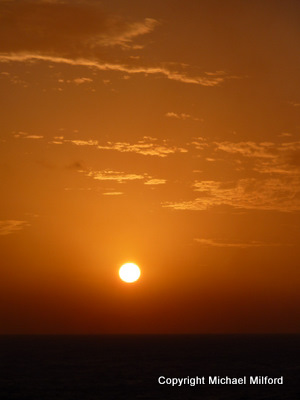 Sunset closeup