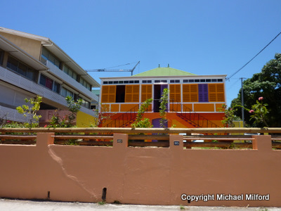 Colorful Noumea house
