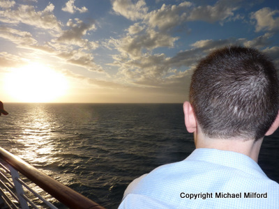 Watching the sunset