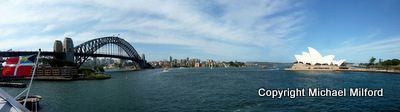Harbour bridge and opera house